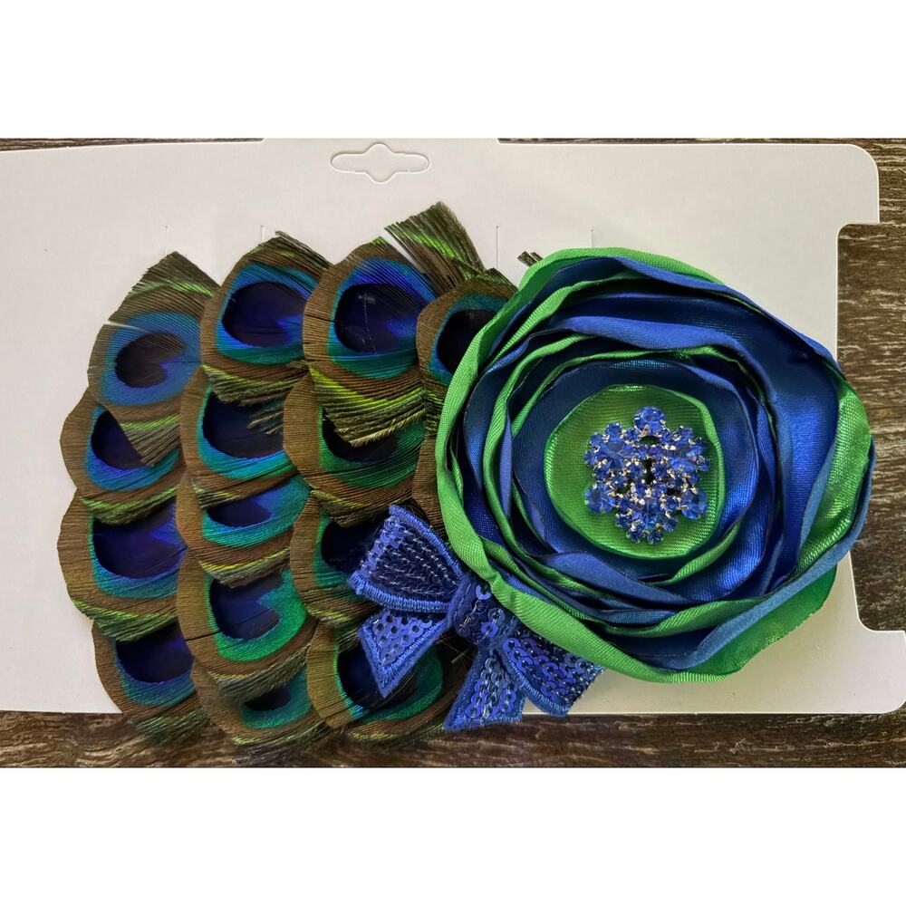 Peacock Feather Headpiece